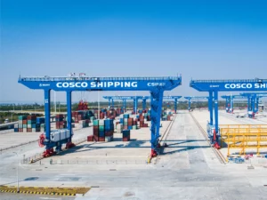 CẦN CẨU GIÀN CONTAINER CHẠY RAY SANY SRMG4130