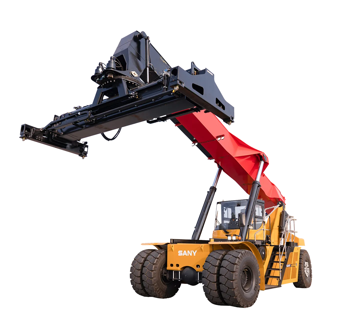Xe nâng kẹp container